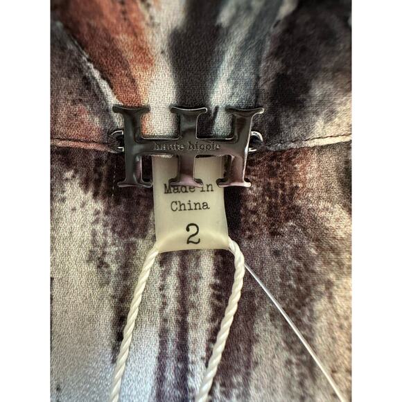 Haute Hippie She Too Will Rise Lace Up Dress Size 2 NWT - Picture 5 of 15